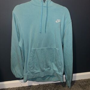 Nike Teal Pullover Hoodie and Logo